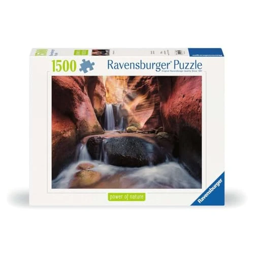 Offerta a tempo: Ravensburger - Puzzle Cascate nel Red Canyon, 1500 Pezzi, Puzzle Paesaggi per Adulti e Ragazzi, Idea Regalo per Lei o Lui, 80x60 cm - 45% da 19.99 € a 11.00 €