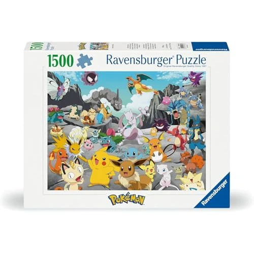 Limited-time offer: Ravensburger Adult Puzzles Pokémon Classics - Ages 12+ from 19.99 £ to 19.99 £ (save 0.00%)
