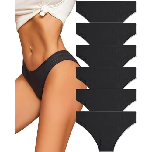 Zeitlich begrenztes Angebot: ALL OF ME 6er Pack Unterhosen Damen Baumwolle Unterwäsche Frauen Slip Baumwoll Frauen Slips Soft Hipster Sexy Panties Unterhose Women Underwear Weich Unterhose Mehrpack S-XL von 19.99 € auf 14.98 € (25% Rabatt)