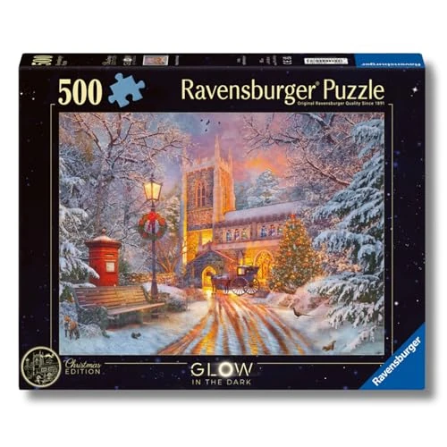 Offerta a tempo: Ravensburger - Puzzle Un Brillante Natale, 500 Pezzi, Puzzle per Adulti e Ragazzi, Idea Regalo per Lei o Lui, 49x36 cm - 51% da 15.96 € a 7.89 €