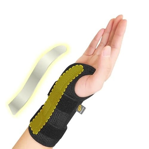 Offerta a tempo: Bracoo Tutore per Tunnel Carpale con Stecca in Metallo, Supporto Regolabile per Polso, Mano Destra e Sinistra, Uso Giorno e Notte, per Artrite, Tendinite, Distorsioni, WB31 - 47% da 15.99 € a 8.49 €