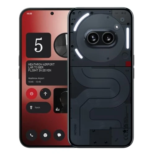 Limited offer: Nothing Phone (2a) Smartphone Unlocked 5G Android Phone Dimensity 7200 Pro, 50MP Dual Camera Cell Phone, 6.7'' AMOLED Display, 5000mAh Battery, NFC (Black, 12+256GB) from 399.00 EUR to 325.00 EUR (save 19%)