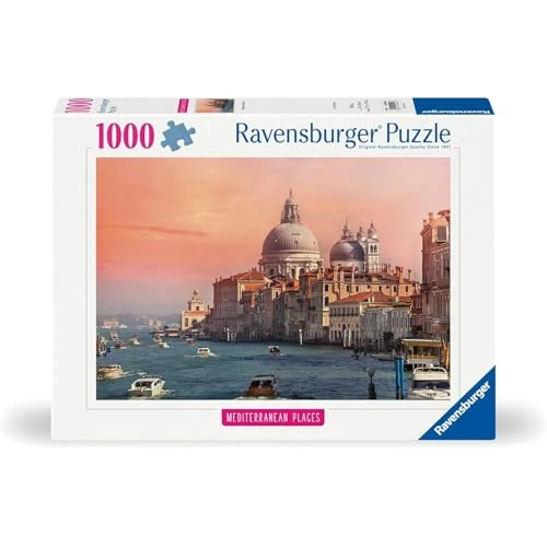 Oferta ograniczona: Ravensburger 12000026, Śródziemnomorskie Włochy, Puzzle 1000 Elementów, dla Dorosłych i Dzieci w Wieku od 14 Lat, Włochy z 14.99 EUR na 12.10 EUR (znizka 19%)