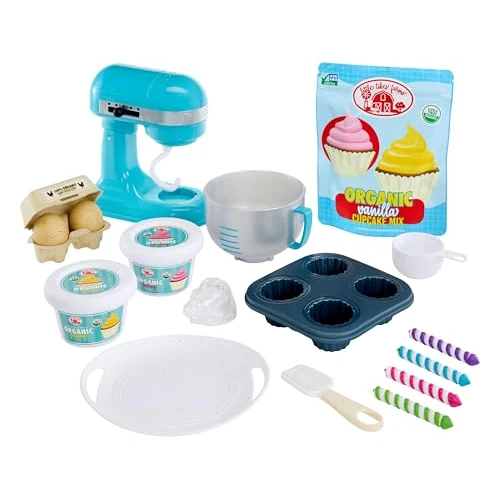 Offerta a tempo: Little Tikes Creative Chefs Baker’s Kit - con Speciale Sabbia Make-It! Mix, 18 Accessori, Set da Panettiere Realistico per il Gioco di Finzione, Età 3+, NON COMMESTIBILE - 45% da 37.99 € a 21.00 €
