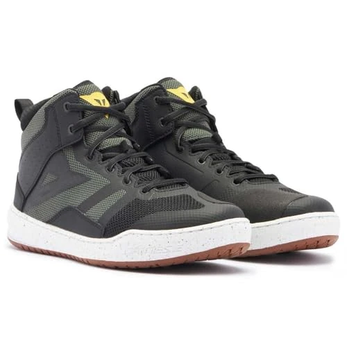 Offerta a tempo: Dainese - Suburb Air Shoes, Scarpa Moto Estiva, in Tessuto, Man, Nero/Bianco/Verde Militare, 39 - 17% da 169.00 € a 140.49 €