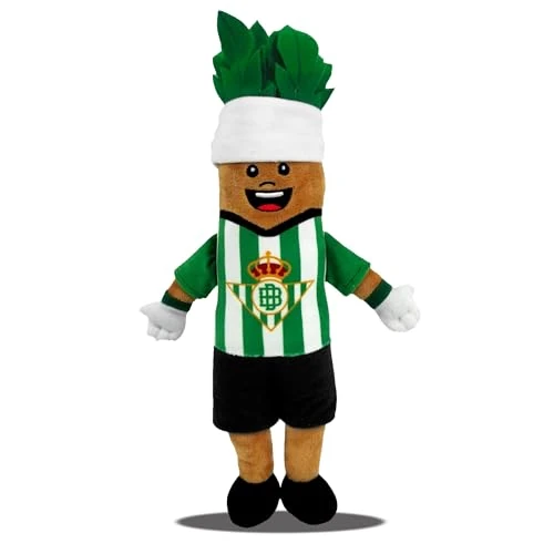 Offerta a tempo: CYPBRANDS Marchi CyP- Real Betis Balompié- Orsacchiotto, Peluche, Giocattoli, Orsetto con maglietta, Pallone da calcio, Colore bianco e nero, Prodotto ufficiale - 38% da 17.99 € a 11.11 €