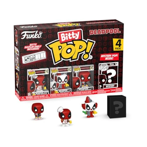 Offerta a tempo: Figurine Funko Bitty Pop Deadpool BBQ Master 4PK - 53% da 16.00 € a 7.49 €