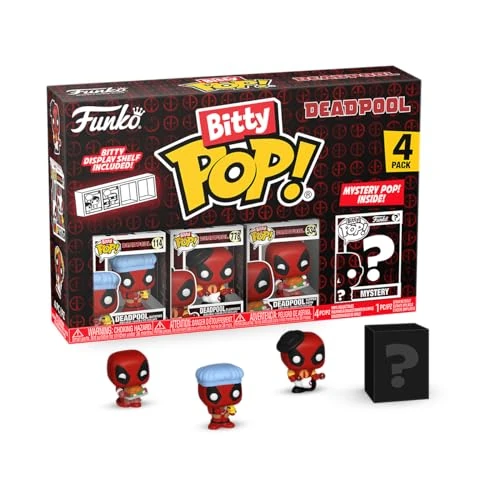 Offerta a tempo: Figurine Funko Bitty Pop Deadpool Bathtime 4PK - 45% da 16.00 € a 8.87 €