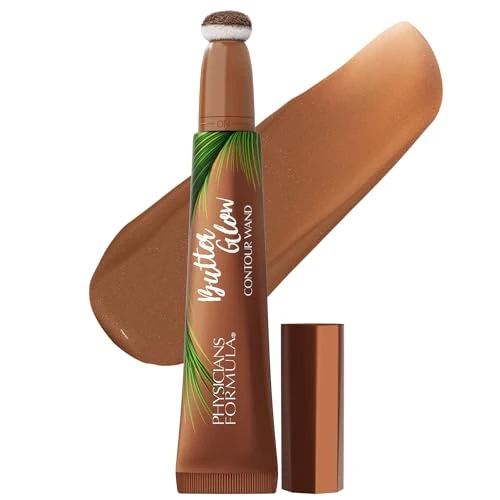 Offerta a tempo: Physicians Formula Butter Glow Contour Wand, Bronzer Liquido per Contouring, Nutriente e Cremoso, Semplice Applicazione, Medium Deep - 48% da 16.49 € a 8.60 €