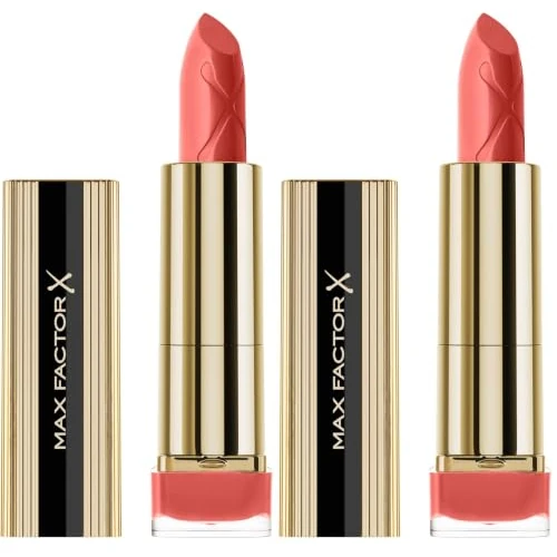 Offerta a tempo: Max Factor Rossetto Stick Colour Elixir, Formula Idratante e Volumizzante a Lunga Durata, 050 Pink Brandy, 4 g (Confezione da 2) - 30% da 17.22 € a 12.08 €