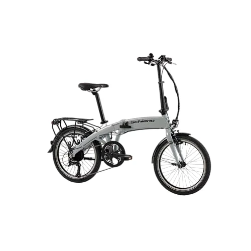 F.lli Schiano Galaxy Vélo électrique Adulte Unisexe, Argent, 20"