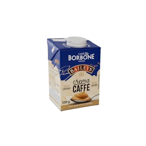 Caffè Borbone Baileys - Crema de café - 1 ladrillo de 550 g - Crema a base de leche con café soluble sin lactosa, con Baileys - Sin lactosa y gluten - Leche italiana y crema