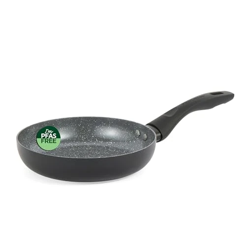 Tijdelijke aanbieding: Progress BW12901EU7 Marble Ceramic 20 cm Frying Pan – Non-Stick Omelette/Egg Pan with Metallic Marble Ceramic Coating, Induction Hob Suitable, Lightweight Pressed Aluminium Cookware, PFAS-Free van 17.99 € naar 17.99 € (0.00% korting