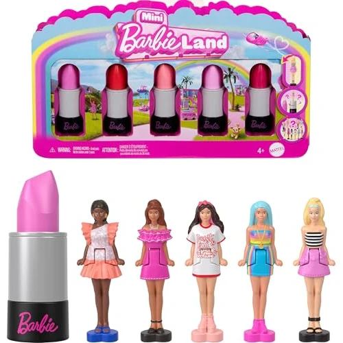 Offerta a tempo: Barbie Mini BarbieLand - Fashionistas, set confezione speciale con 5 mini bambole — 32% da 13,16 € a 8,99 €