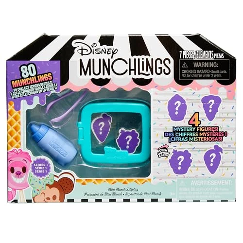 Offerta a tempo: Just Play Disney Munchlings Mini Munch Displays, 7 pezzi, personaggi da collezione a sorpresa da 2,5 cm, giocattoli per bambini dai 3 anni - 51% da 17.99 € a 8.90 €