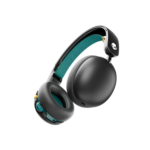 Offerta a tempo: Skullcandy Grom Wireless Cuffie Wireless Over-Ear per Bambini, 45 Ore di Autonomia, Controllo del Volume, Compatibili con iPhone, Android e Dispositivi Bluetooth - Nero - 50% da 39.99 € a 19.99 €