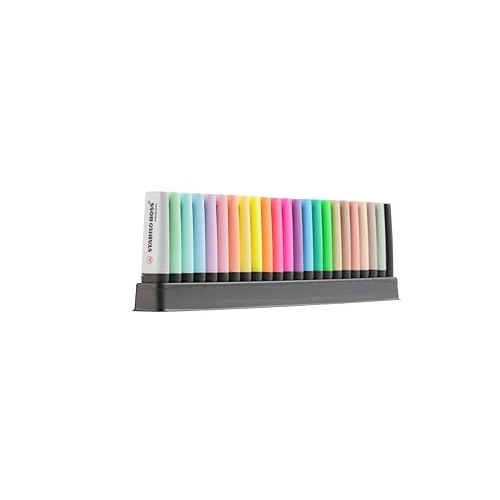 Oferta limitowana: Zakreślacz - STABILO BOSS ORIGINAL - Zestaw biurkowy x 23 flamastry - 8 neonów + 8 pastelowych + 6 naturalnych kolorów + 1 czarny marker z 131.66 zł na 131.66 zł (oszczędź 0.00%)