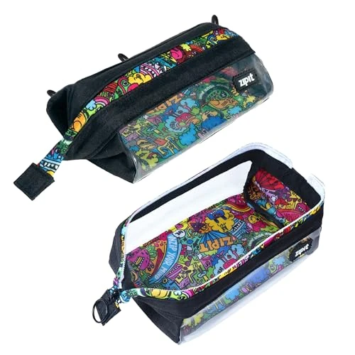 Zeitlich begrenztes Angebot: ZIPIT Transparentes Federmäppchen, Großes Mäppchen für Schule und Büro, Etui mit breiter Öffnung, Blaugrün von 9.99 € auf 9.99 € (0.00% Rabatt)