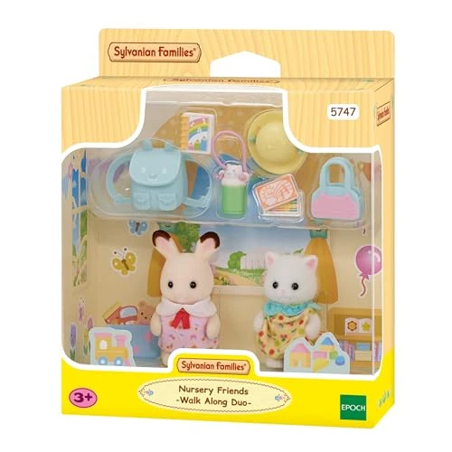 Offre limitée : Sylvanian Families - Le Duo des bébés en Promenade - 5747 - Figurines Prêt-à-Jouer - Mini Poupées de 14.99 € à 14.99 € (0.00% de remise)