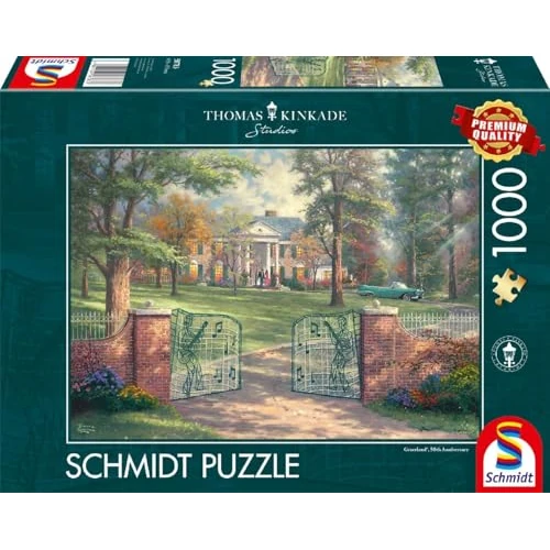 Oferta limitada: Schmidt Spiele Thomas Kinkade 58783 Graceland 50th Aniversary-Puzzle de 1000 Piezas, Multicolor de 16.00 € a 13.32 € (ahorro 17%)