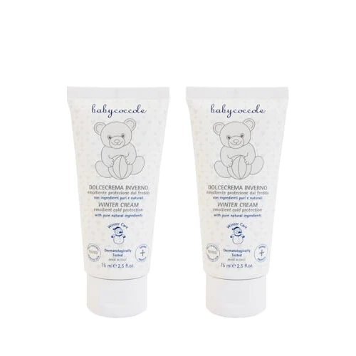 Offerta a tempo: Babycoccole KIT 2 DOLCE CREMA INVERNO Idrata Protegge da freddo e vento la pelle dei bambini. Ingredienti naturali. Contrasta Rossori e Screpolature, Ideale per Pelle Sensibile. 2X75ml - 0.00% da 13.90 € a 13.90 €