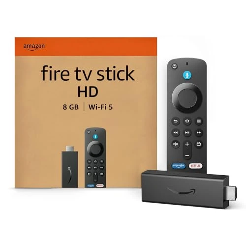 Offre limitee: Amazon Fire TV Stick HD (Nouvelle génération) | TV gratuite et en direct, télécommande vocale Alexa, contrôle de la maison connectée, streaming HD de 44.99 EUR a 26.99 EUR (economie 40%)