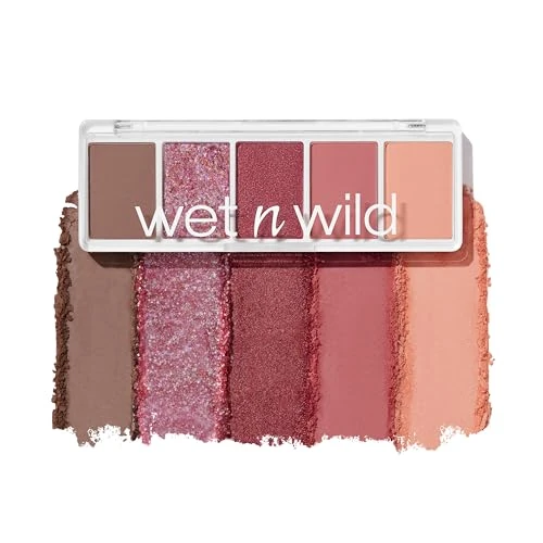Wet n Wild, Color Icon 5-Pan Palette, Lidschattenpalette mit 5 Hochpigmentierten Farbtönen für dein Tägliches Make-up, Langanhaltend und Leicht Verblendbar, Full Bloomin'