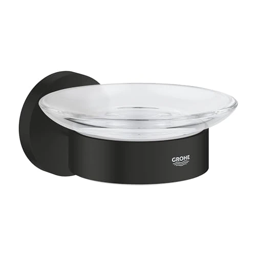 Oferta limitada: GROHE Start Quickfix - Jabonera con soporte mural, Negro Mate 411932430 de 39.99 € a 39.99 € (ahorro 0.00%)