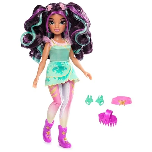 Limited-time offer: Unicorn Academy, Ava Doll with Highlighted Hair, 7 Fashion Accessories and Hair Styling Tool, 24.1cm, Dolls and Unicorn Toys for Girls Aged 4 and up from 16.99 £ to 11.39 £ (save 33%)