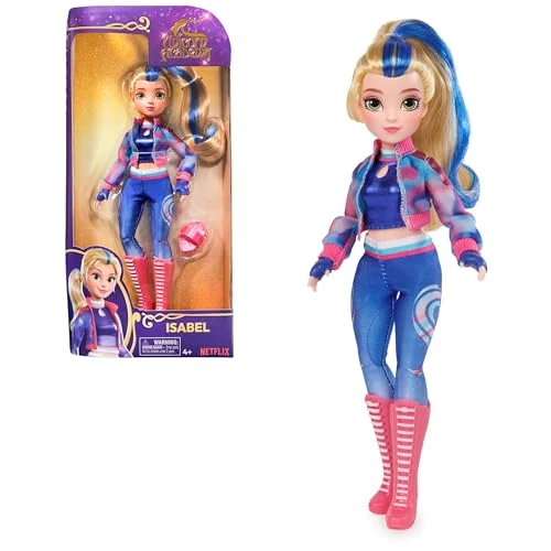 Limitiertes Angebot: Unicorn Academy Ankleidepuppe Isabel - die Originalpuppe zur beliebten Netflix-Serie, 24 cm groß und mit 5 Accessoires für fantasievolles Rollenspiel, für Kinder ab 4 Jahren von 20.35 EUR auf 12.05 EUR (Spare 41%)