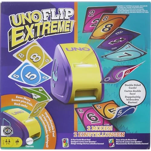 Offerta a tempo: Mattel Games - UNO Flip Extreme - Gioco di Carte — 58% da 54,99 € a 22,99 €