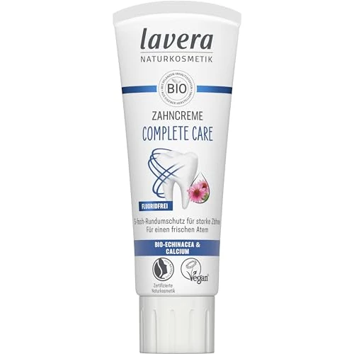 Oferta limitowana: lavera Pasta do zębów Complete Care bez fluorków – 5-krotna ochrona – biosubstancje czynne – Echinacea i wapń – wegańska – naturalny kosmetyk – 75 ml z 19.46 zł na 19.46 zł (oszczędź 0.00%)