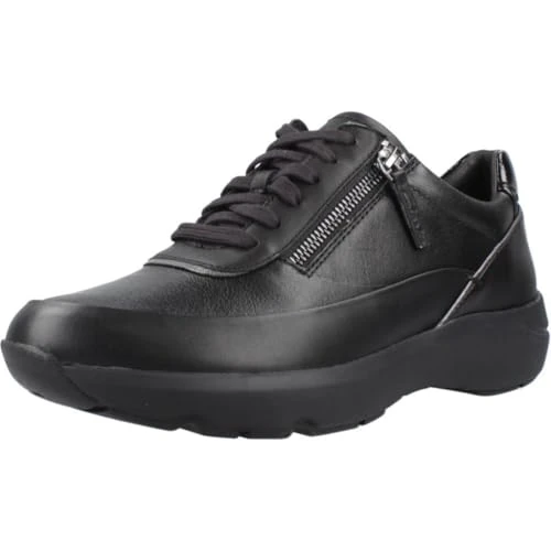 Oferta limitada: Clarks Tenis Tivoli con Cremallera para Mujer, Black Combi, 38 EU de 57.41 € a 57.41 € (ahorro 0.00%)