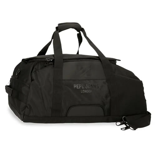 Pepe Jeans Bromley Bolsa de Viaje, Negro