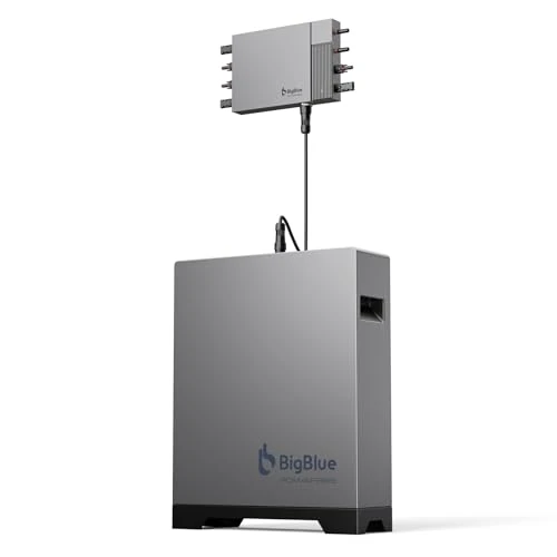 Offerta a tempo: 【Funzionamento a -20℃ e 2560Wh LFP Batteria】 BigBlue Centrale Elettrica da Balcone con Memoria, IP67, 3 MPPT Tracker con Ingresso Solare da 800W, Plug & Play, Controllo App per interni ed esterni - 0.00% da 499.99 € a 499.99 €