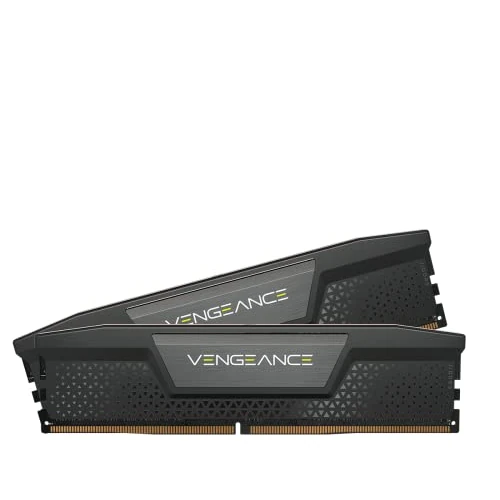 CORSAIR VENGEANCE DDR5 RAM 32GB (2x16GB) 6000MHz CL38 Intel XMP iCUE Compatible Computer Memory - Black (CMK32GX5M2B6000C38)