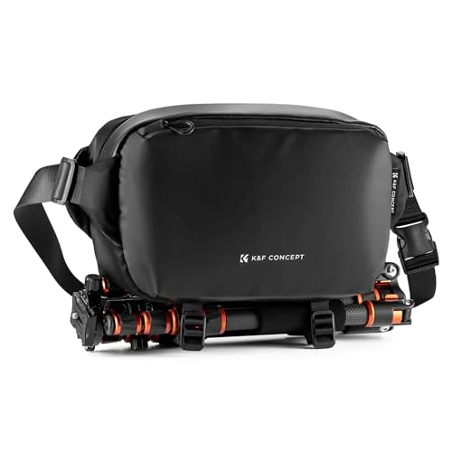 Oferta limitada: K&F CONCEPT Bolsa Funda Cámara Réflex, Bolsa para Cámara Sling Camera, Bolsa Bandolera Cámara Impermeable Resistente, Mochila Pequeña para Cámara Réflex Digital Compatible con SLR DSLR de 59.99 EUR a 36.09 EUR (ahorro 40%)
