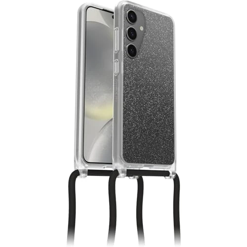 Offerta a tempo: OtterBox Cover React Necklace per Samsung Galaxy S24, Custodia Ultra sottile, Resistente a shock con cordino a collana, Adattabile e intercambiabile, Testata a norme MIL STD 810G, Stardust - 78% da 39.99 € a 8.80 €