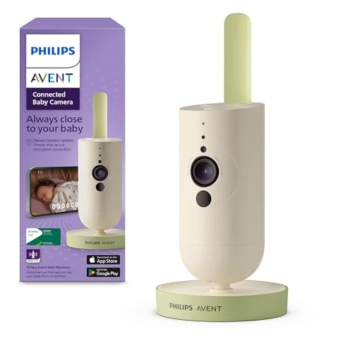 Offerta a tempo: PHILIPS Avent Connected Baby Camera, crittografia sicura e riservata, con app, audio, zoom x2, visione notturna, VOX, funzione di comunicazione a due vie (modello SCD643/26) - 0.00% da 123.99 € a 123.99 €