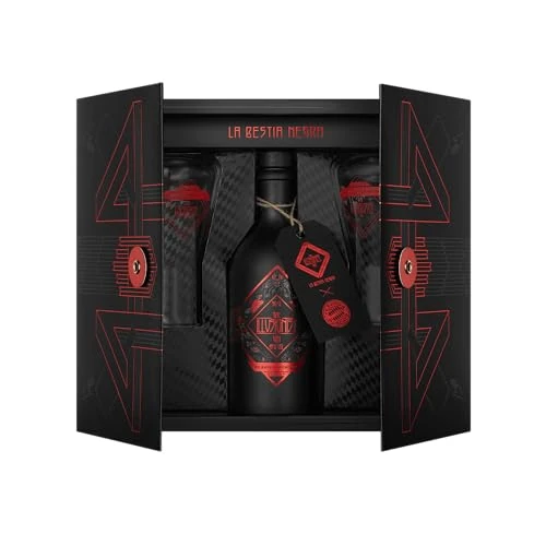 Offerta a tempo: The Illusionist La Bestia Negra Gift Set | The Illusionist Gin FCB Munich Ed. | Set regalo premium con 2 bicchieri e libro dei cocktail | Berry & Fresh | 45% vol. | Bottiglia singola da 500 ml - 10% da 64.90 € a 58.38 €
