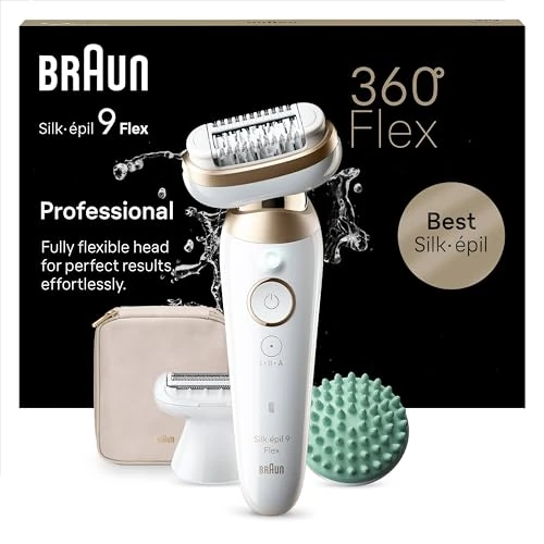 Limited-time offer: Braun Silk-épil 9 Flex 9-071 3D Épilateur pour une épilation facile White/gold from $232.93 to $232.93 (save 0.00%)