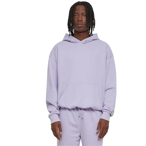 Offerta a tempo: Urban Classics Felpa con Cappuccio Light Terry, Dustylilac, S Uomo - 68% da 29.90 € a 9.68 €