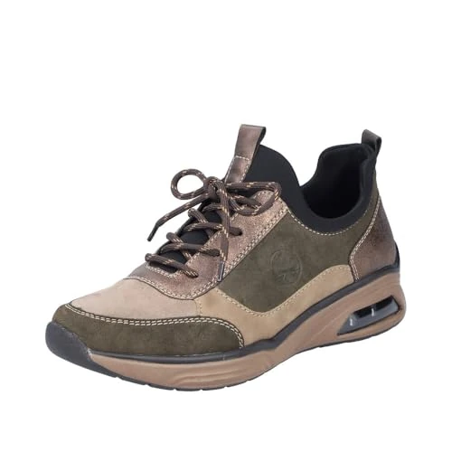 Offerta a tempo: Rieker M5660, Scarpe da Ginnastica Donna, Giallo, 36 EU - 0% da 49.76 € a 49.76 €