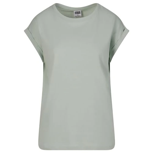 Offerta a tempo: Urban Classics Ladies Extended Shoulder Tee Donna T-Shirt Menta XXL 100% Cotone Regular - 16% da 11.90 € a 9.99 €