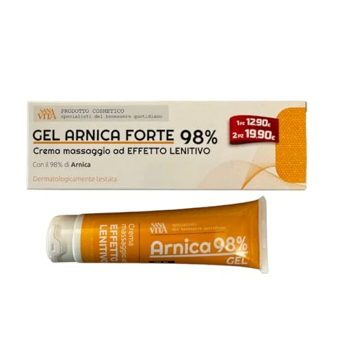 Paladin Pharma Sanavita - Arnica Gel Forte 98% Crema effetto Lenitivo, 150ml