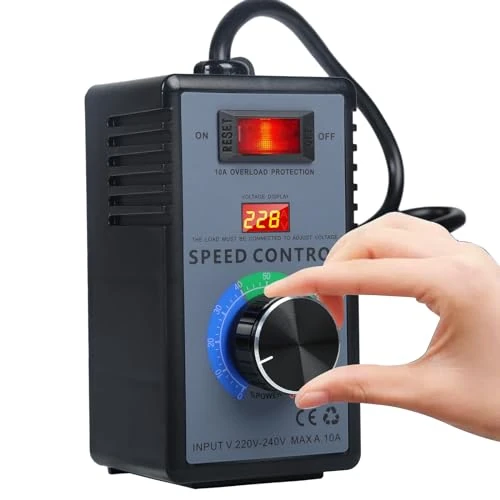 Beperkte aanbieding: Ailao Toerentalregelaar 230V toerentalregelaar motor gebruik voor haakse slijper/blazen/handboor/cirkelzagen spanningsregelaar AC 220V piekvermogen 4000W. van 26.99 EUR naar 26.99 EUR (besparing 0%)