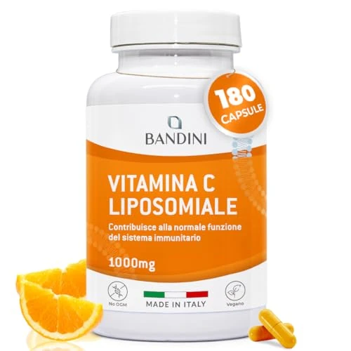 Offerta a tempo: Bandini® Vitamina C Liposomiale 1000mg, 3 mesi — 8% da 27,90 € a 25,55 €