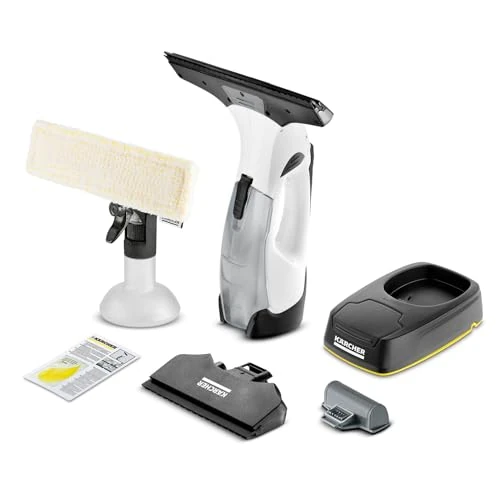 Offre limitée : KÄRCHER Nettoyeur De Vitres WV 5 Plus N Battery, avec Une Batterie Supplémentaire, Affichage LED, 2 Raclettes, Pulvérisateur avec Microfibres, 20 ML Nettoyant Vitres Concentré de 124.99 € à 118.47 € (5% de remise)