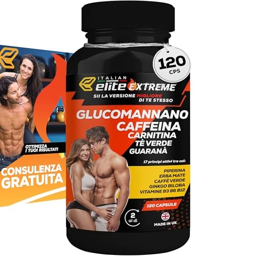 Elite Extreme, Quemagrasas potente para adelgazar 120 cáps. Termogénico Drenante Diurético Energizante, muy rapido y efectivo para Hombre y Mujer.