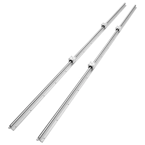 Oferta limitada: VEVOR SBR16 Rieles de Guía Lineal 2000mm 2PCS Carril Lineal 2000m 4 Bloques Deslizantes SBR16UU Kit de Deslizamiento de Cojinete Lineal Riel Guía para Máquinas Automatizadas CNC Proyectos de Bricolaje de 98.90 € a 74.90 € (ahorro 24%)
